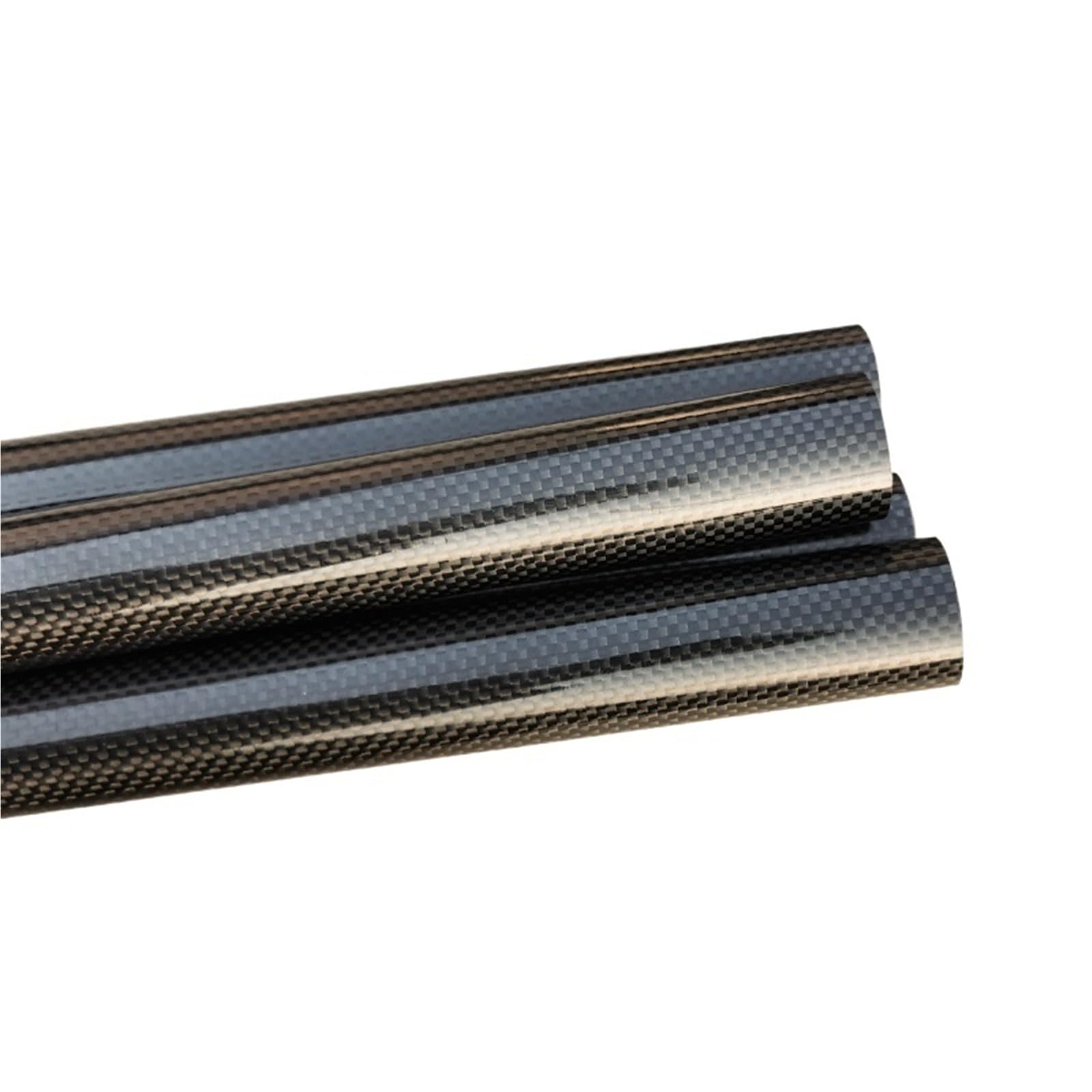 4 tubi avvolti in fibra di carbonio 3K, superficie liscia lucida, diametro 12 mm, 14 mm, 16 mm, 18 mm, 22 mm, 24 mm, 26 mm, 28 mm, 30 mm, 35 mm, lunghezza 500 mm (28 x 26 x 500 mm)