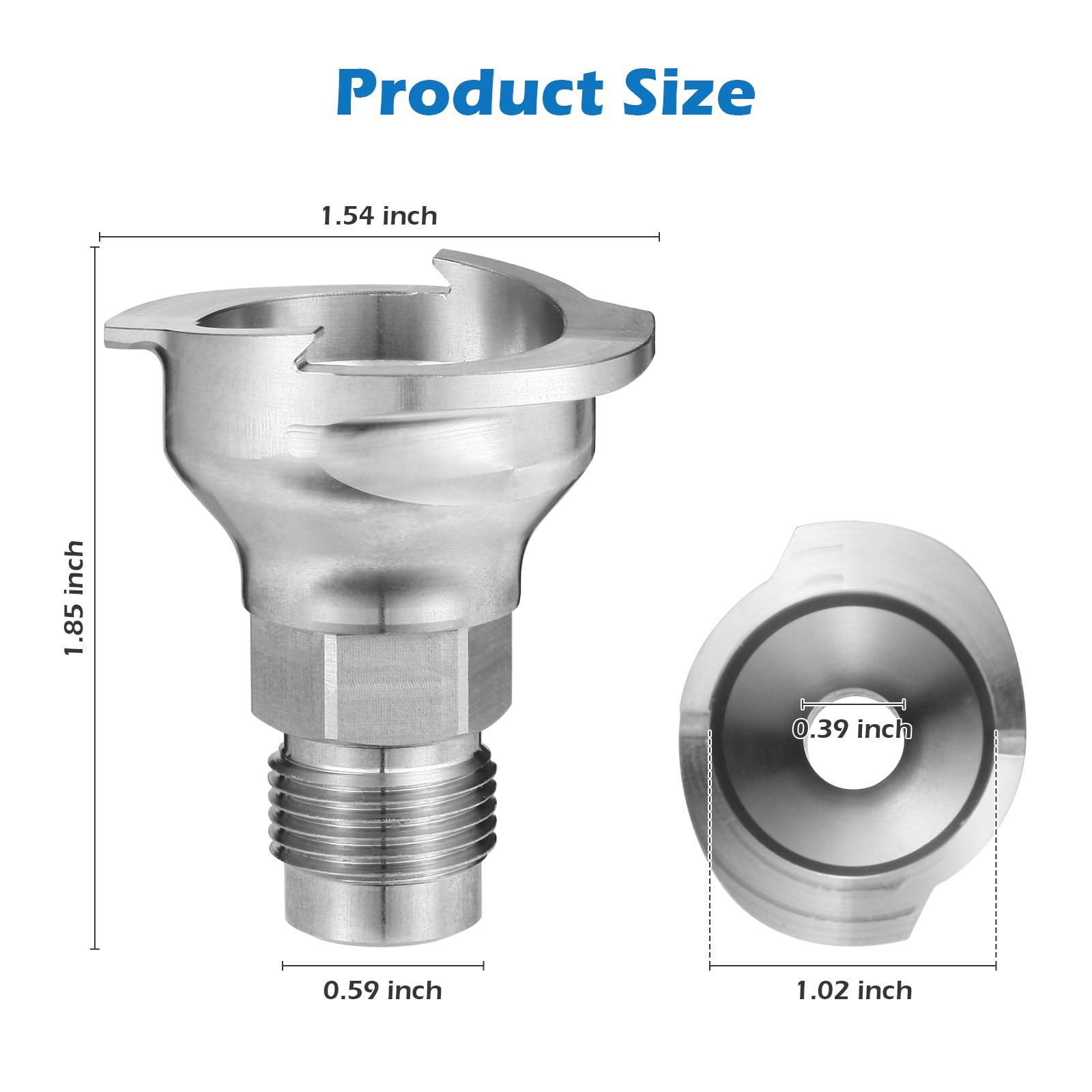 Amazon.com: 26046 PPS 2.0 Spray Gun Adapter #S15 3/8 Inch Male 19
