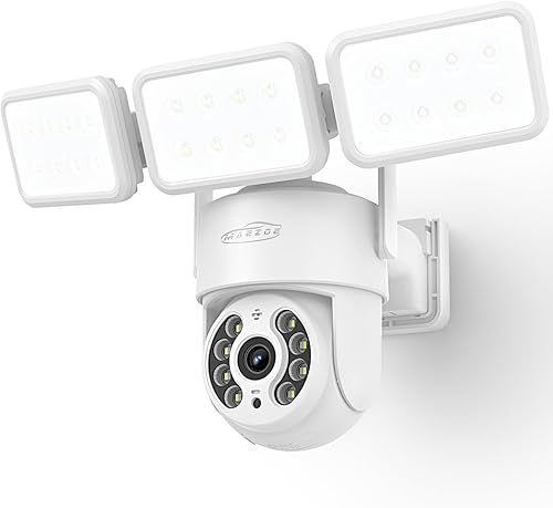 Cámara de reflector con cable (  extra) - Cámaras de seguridad inteligentes para exteriores, cobertura de 360, detección de movimiento 3D, 2000 disponible en Yaxa Colombia