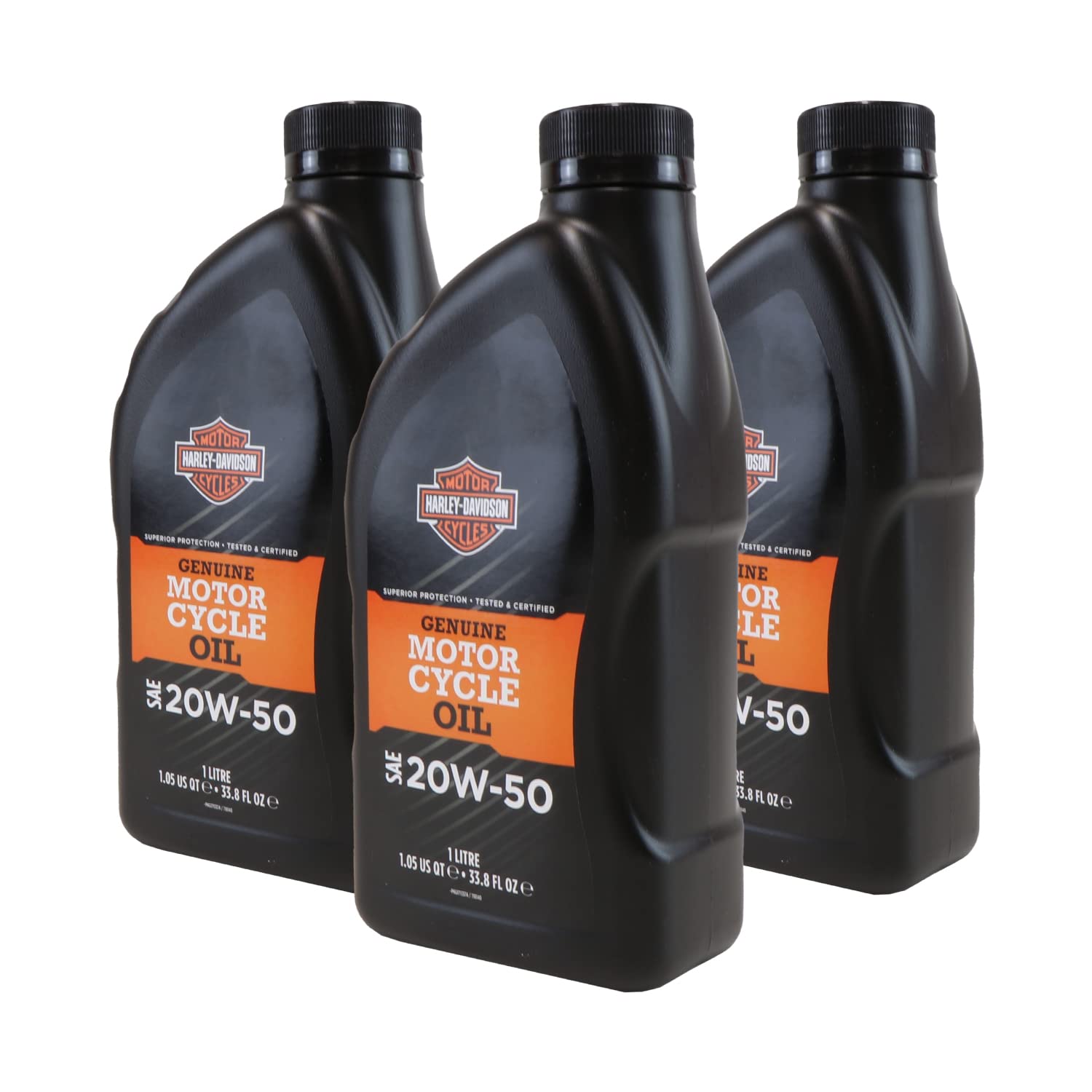 Harley Davidson 20W50 モーターサイクルオイル 8本セット HARLEY-DAVIDSON H-D 360 Motorcycle Engine Oil 3L SAE 20W-50