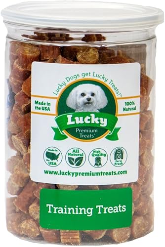 Miniatura 13 de Lucky Premium Chicken Carrot Training Treats – Small, Crunchy Carrot and Chicken Dog Treats for Training Rewards, Bite Size for Small to Large Dogs