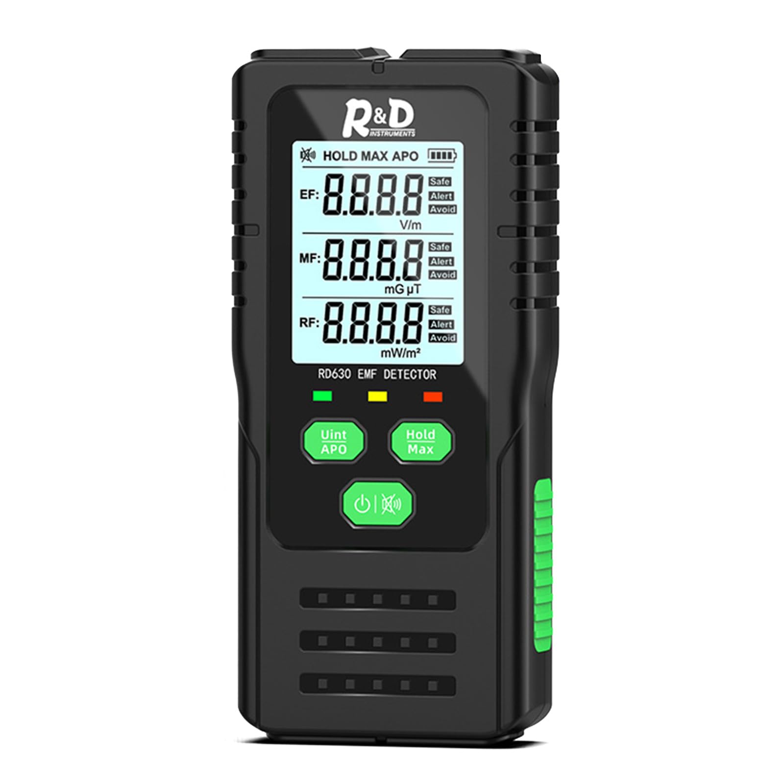 Msioytog Light Electromagnetic Field Radiation Detector Tester Radiation Meter Multifunctional Handheld Radio Frequency Meter Electromagnetic Field Detector