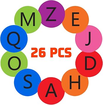 Sit Carpet Classroom Dots,26Pack Alphabet Sitting Floor dots,4Inch 6 Colors Rug Circles Markers Dots with Alphabet A-Z for Teacher Supplies Elementary School Kindergarten Decoration