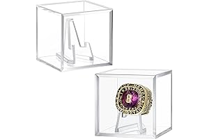 Clear Acrylic Display Case for Ring or Coin (1.77" x 1.77" x 1.77")