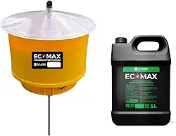 Kit 2 Armadilhas para Moscas + 1 Atrativo Natural Ecomax 5L – Controle Biológico e Eficaz