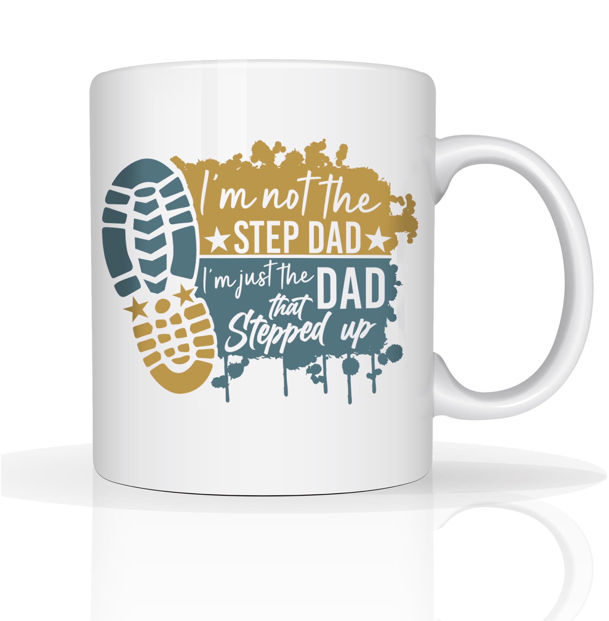 Star Online Step Dads Mug Gifts for Dad Fathers Day Mug from Daughter & Son Birthday Gift for Daddy 11oz Ceramic Coffee Mugs