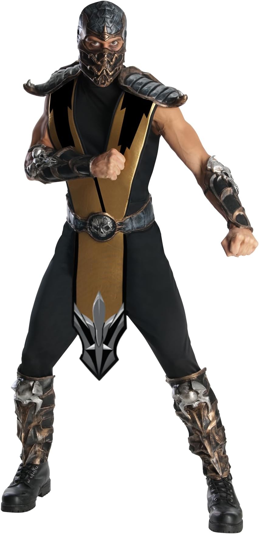 Deluxe Scorpion Mortal Kombat Costume for Men