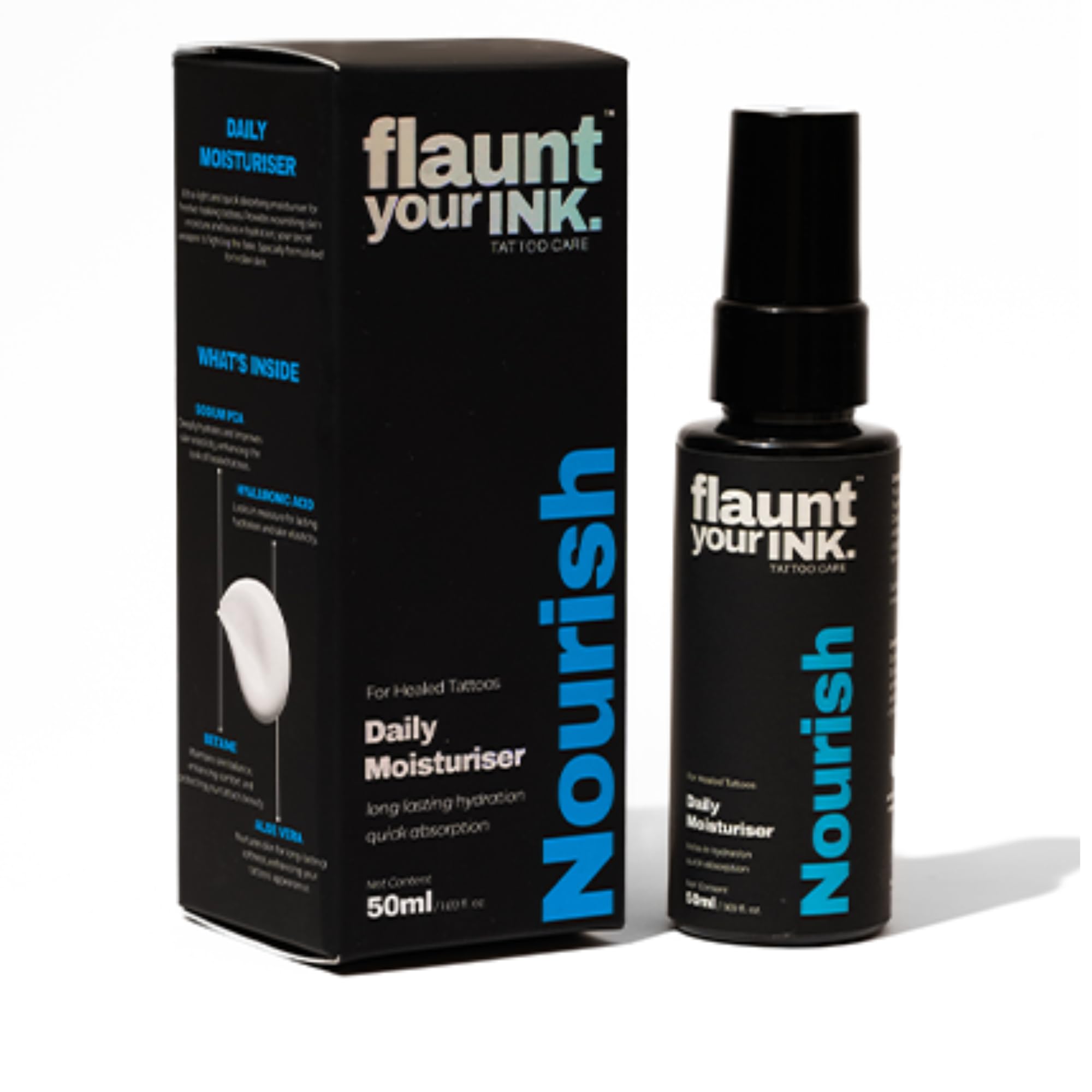 Flaunt Your Ink Tattoo Daily Moisturizer – Lightweight Hydration for Healed Tattoos | Brightens & Boosts Ink | For All Skin Types-picture-29