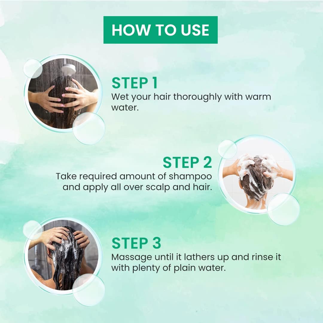 VENEXA Herbal Shampoo | 1Ltr | Aloevera Mint Face Wash 60gm | Herbal Hair Cleanser With Benefits Of Amla, Aloe, Shikakai For Daily Use For All Hair Types 1