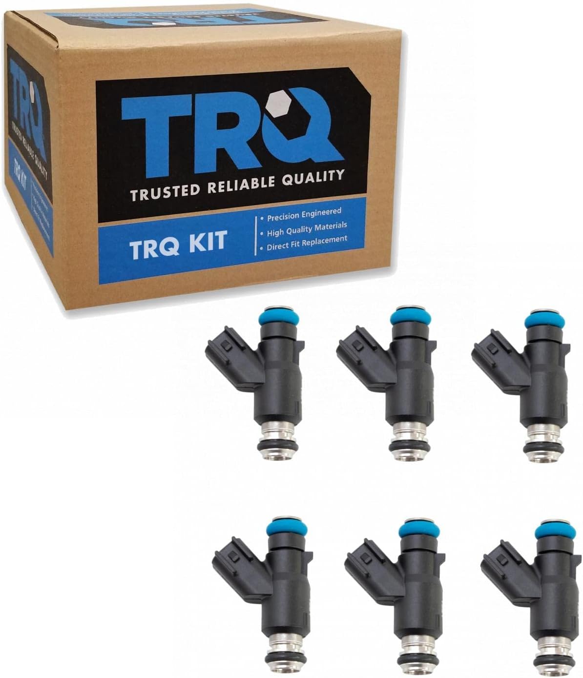 TRQ Fuel Injector Kit Set of 6 Compatible with 300 Pacifica Town & Country Avenger Charger