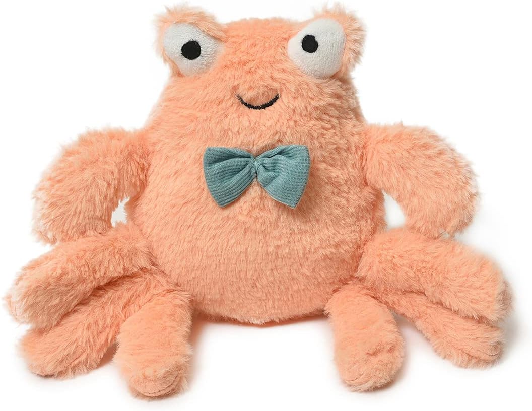 Mi Arcus Crab Soft Plush Toy Peach - Length 17 cm