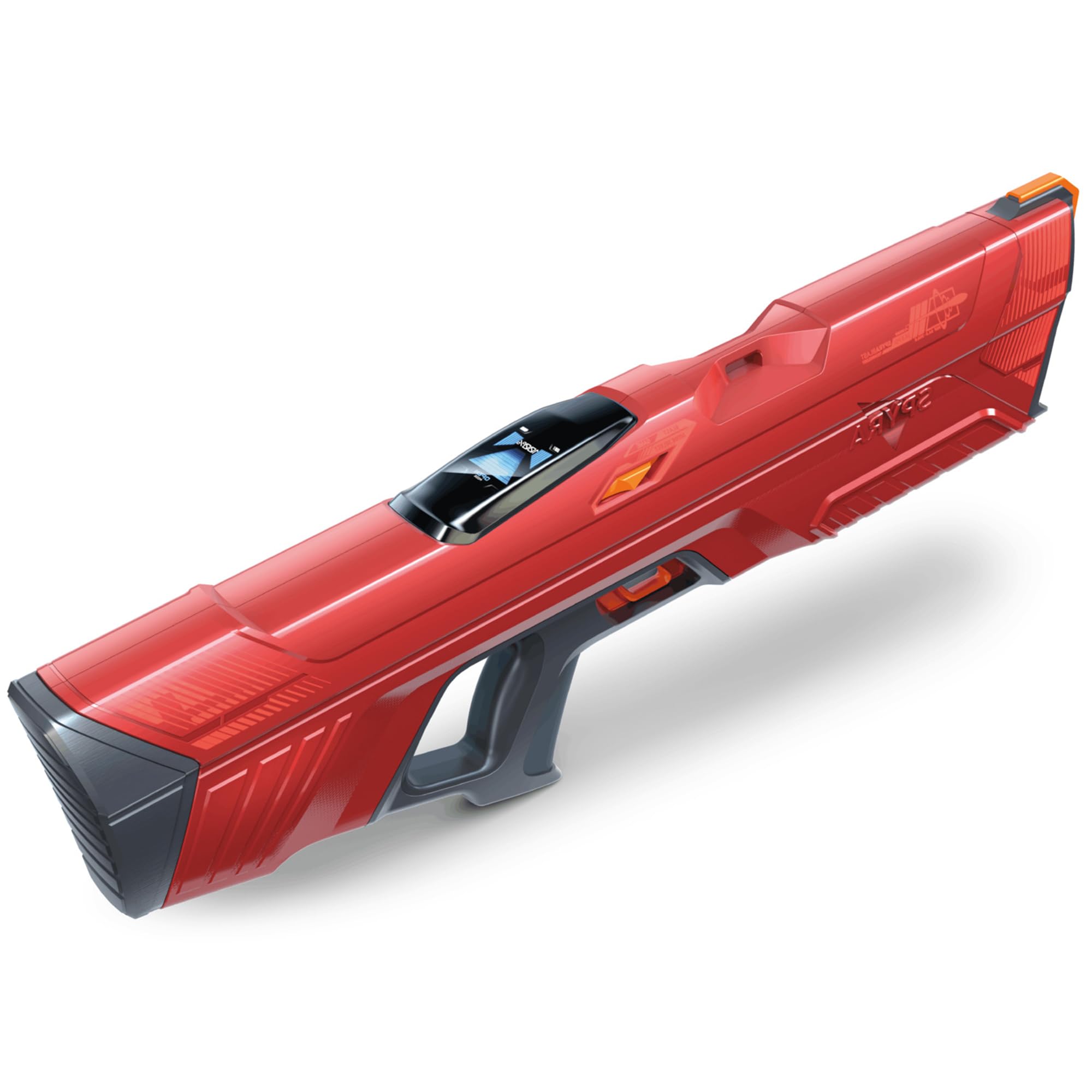 SpyraFour – Premium Wasserblaster für maximale Leistung, mehr Reichweite, mehr Tank, mehr Power, Adaptive Blast Modes (Rot)