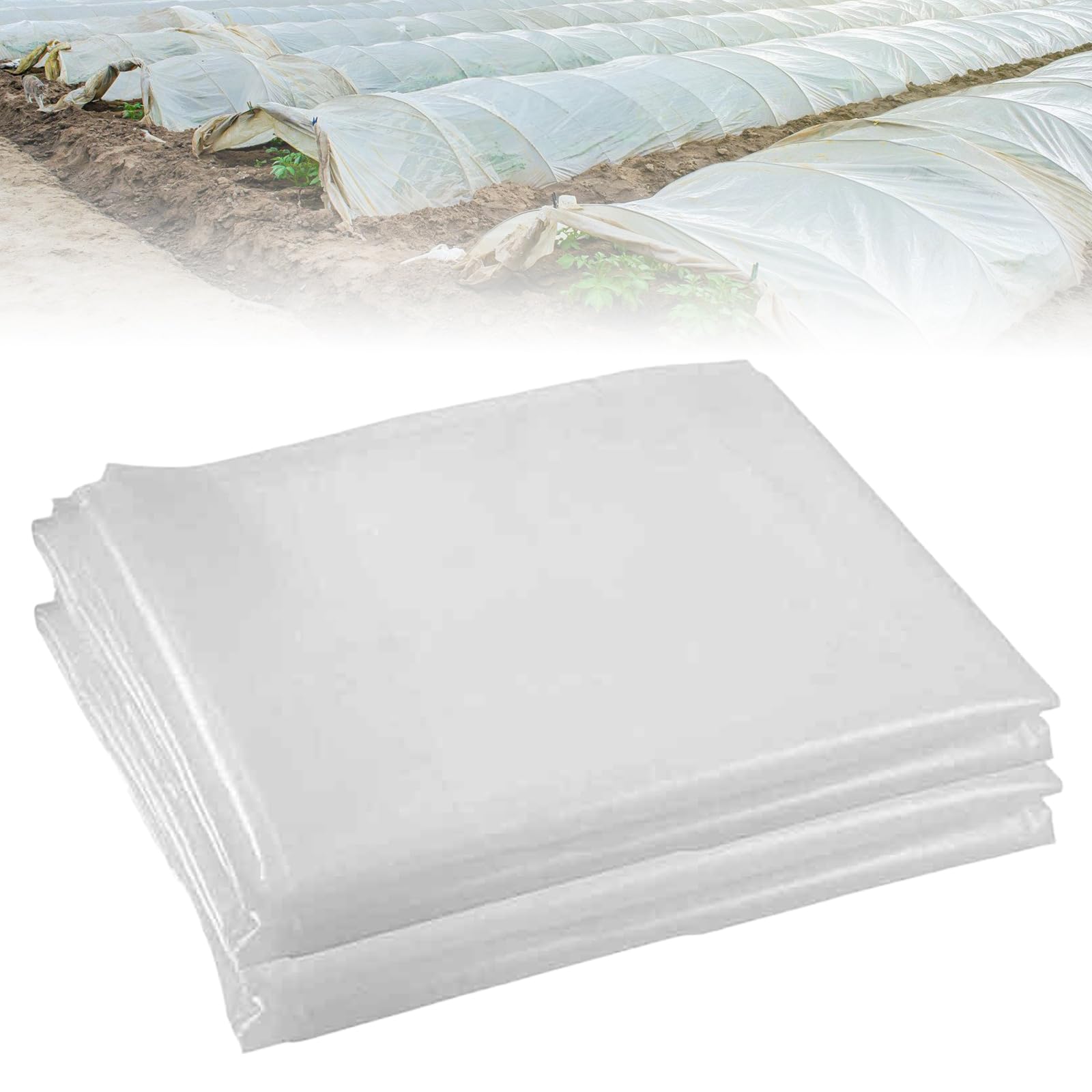 Pellicola Polietilene Per Serra 2x6m - Trasparente, Spessa 0.3mm, Anti-UV - Foto 4