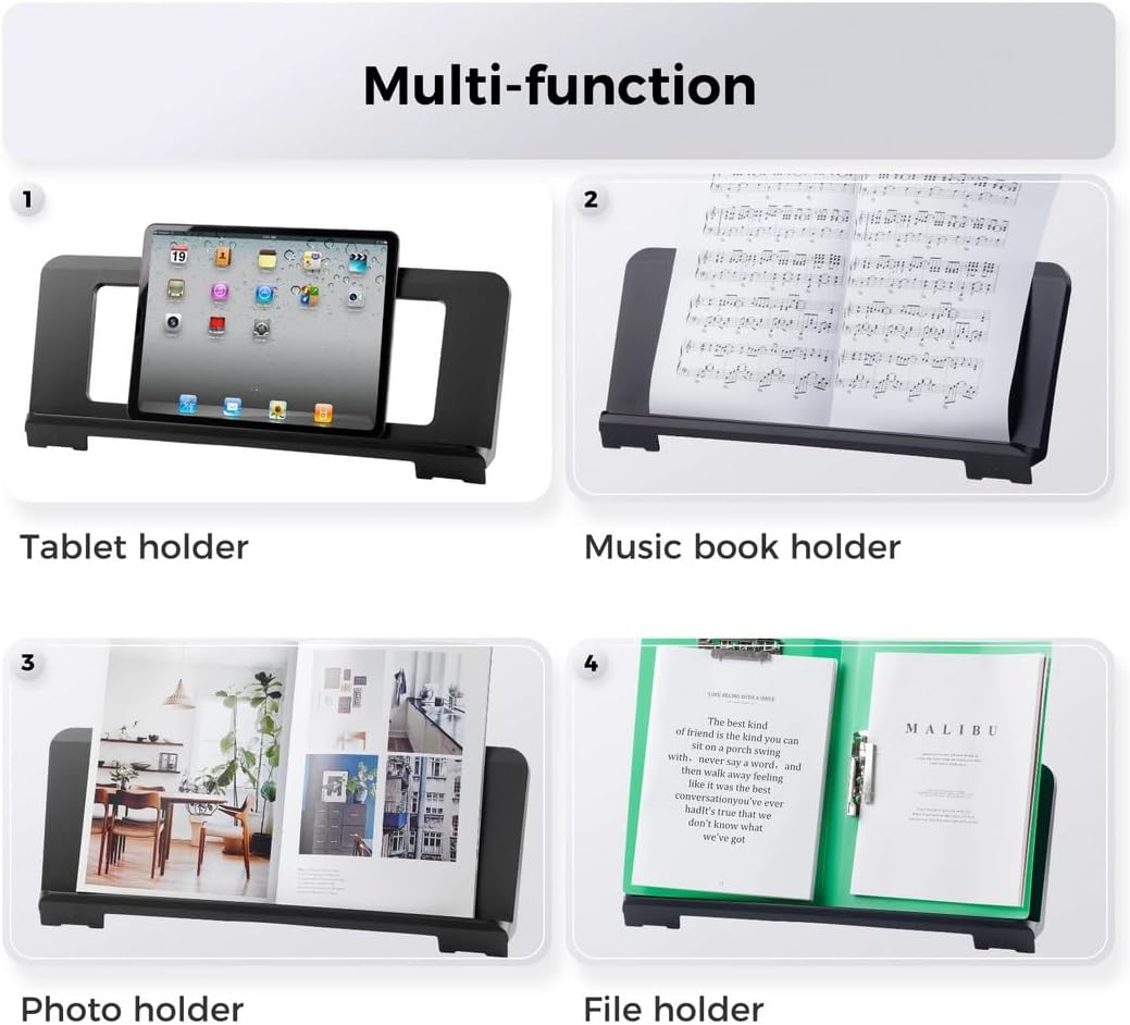 Portable Desktop Sheet Music Stand, Adjustable Holder For, Keyboards