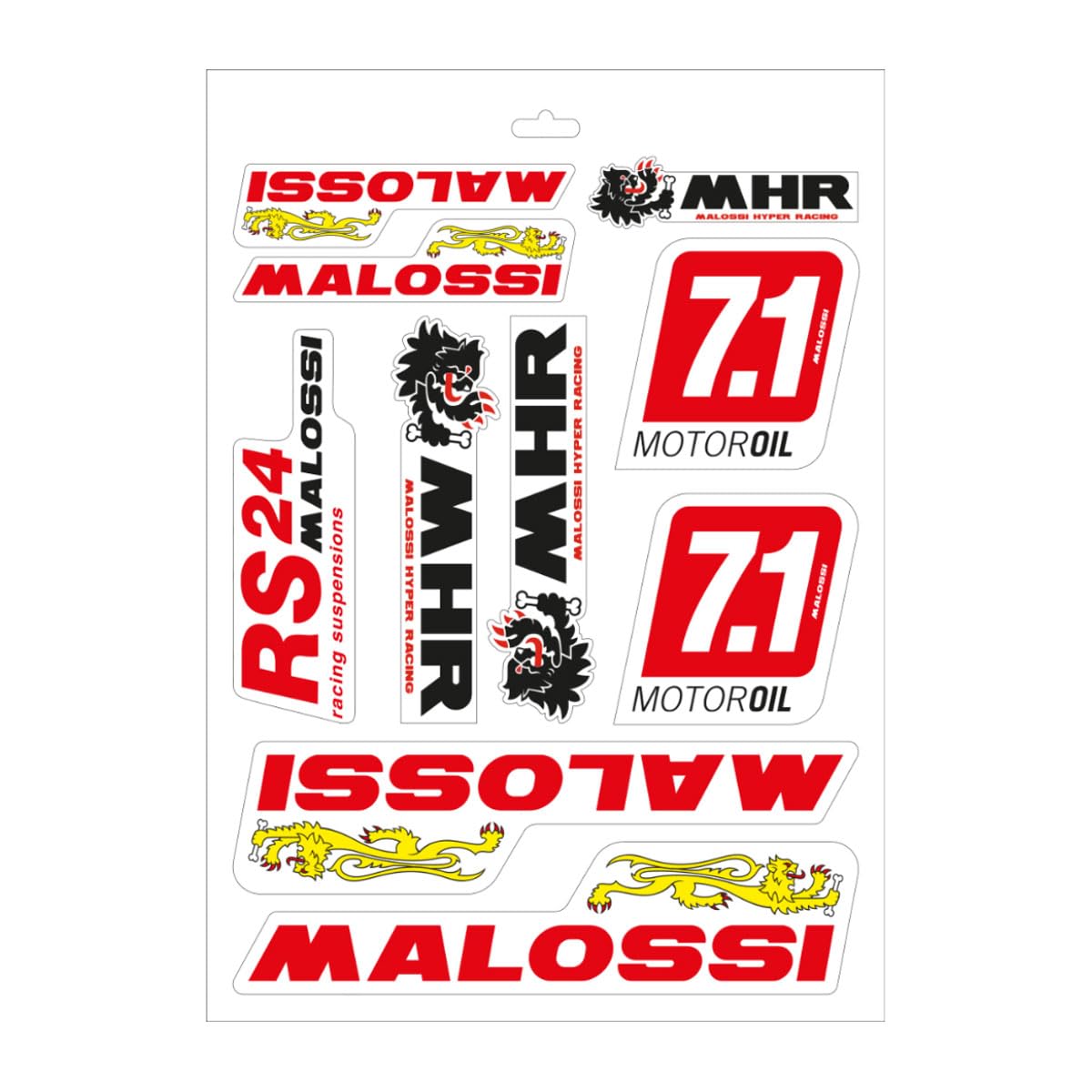 MALOSSI 33 9780B Cartella di Adesivi Assortiti 24,7x35 cm