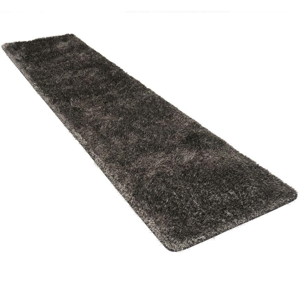Snapstyle Tapis Shaggy à Poils Longs, Peluche, pour Le Salon et l'entrée Moelleux Luxe Feeling Mix Anthracite