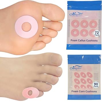 حزمة Chiroplax - 72 وسادة كالس رغوة + 90 وسائد ذرة رغوة
