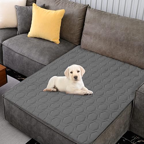 Miniatura 7 de Funda impermeable y antideslizante para cama de perro y manta para mascotas, protector de colchón para incontinencia de automóvil, funda de sofá
