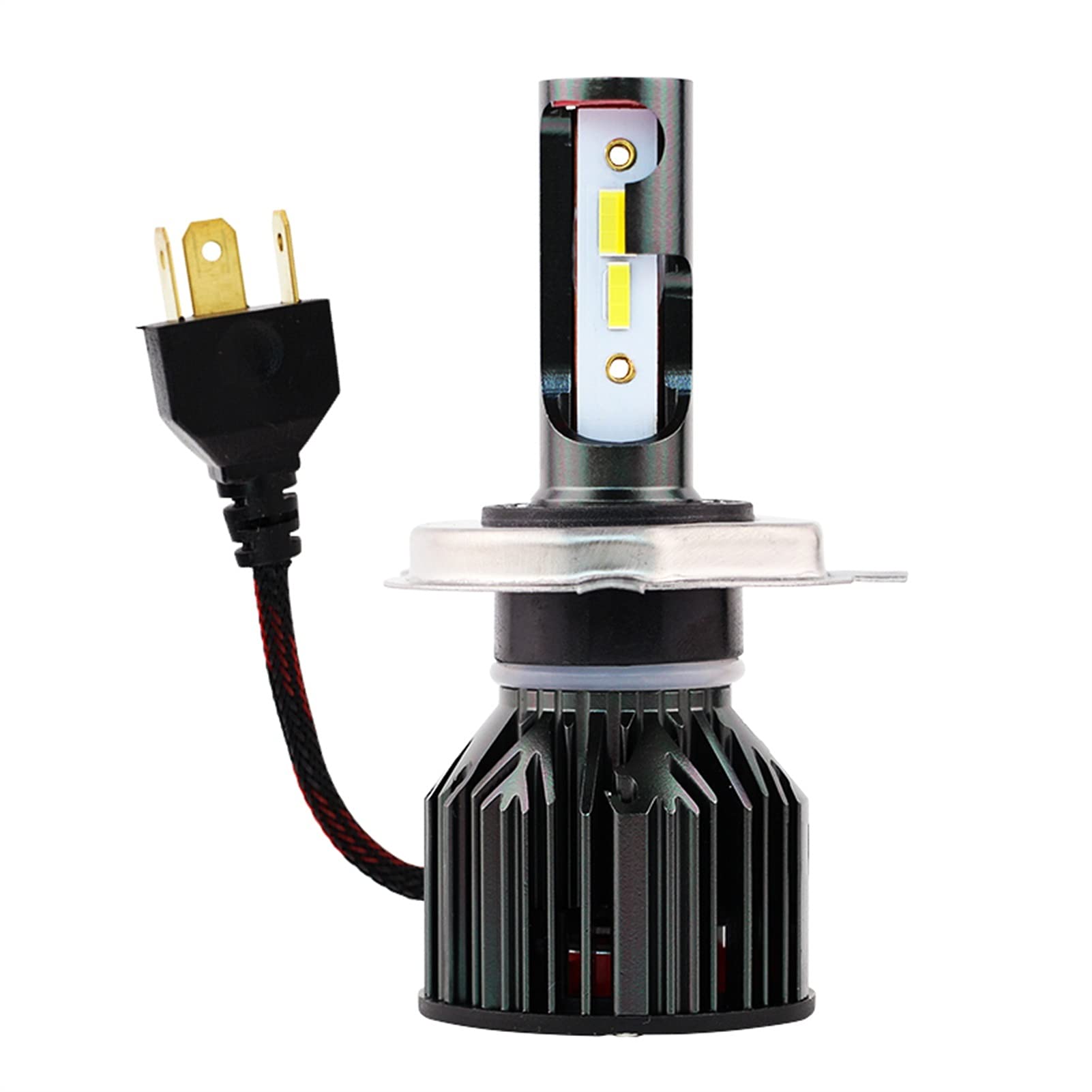 Kit de conversion du xénon 2pcs voiture 9005 HB4 LED CANBUS Phare de voiture de voiture Ampoule H7 H4 9012 H8 H11 Ampoules de phare 6000K 3000K 4300K ​​Bulbes jaunes blanches Auto et Moto