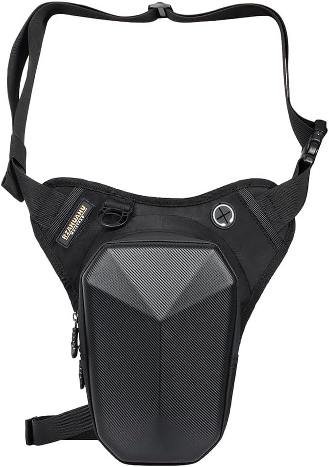 HESHUWEN 太ももバッグ ドロップレッグバッグ クロスボディ ショルダー パース ハードシェル オートバイ オートバイ ウエス