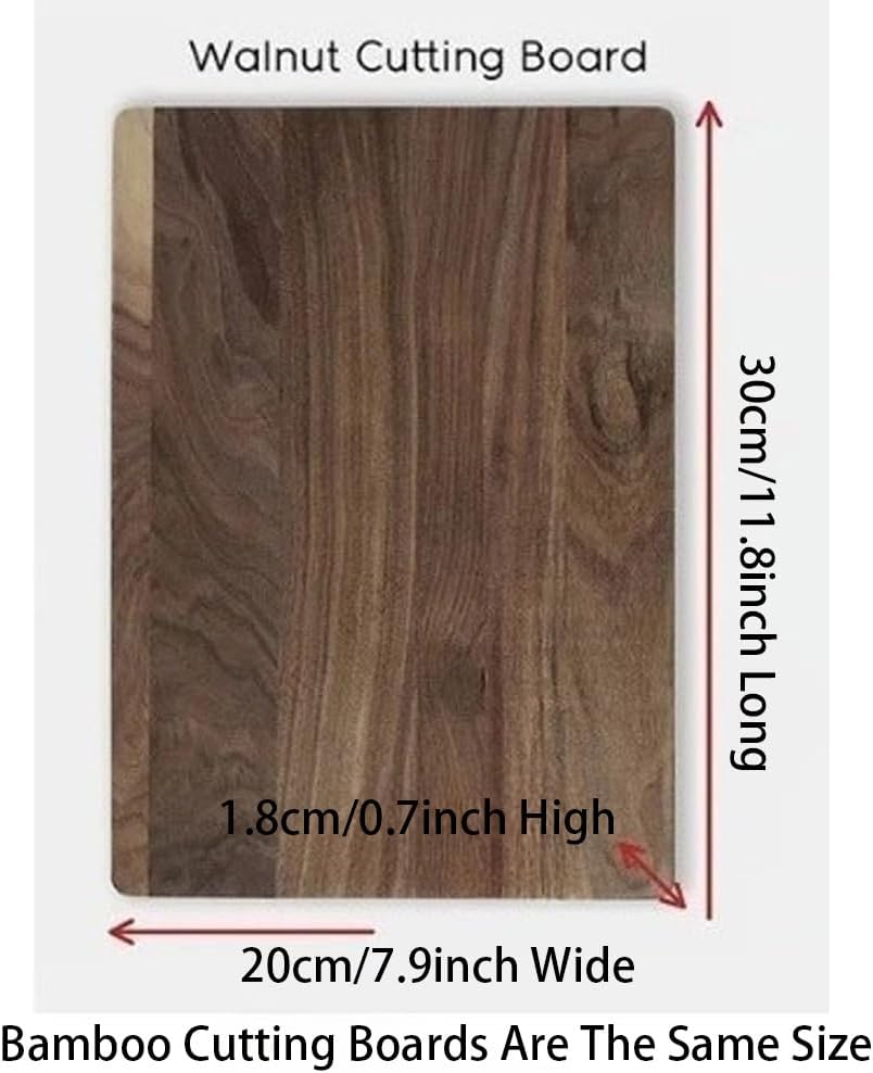 Customized Cutting Board, Personalized Text/Logo Cutting Board, Material Options Available Present Made of Walnut or Bamboo for Anniversary And Housewarming, Gifts for Friend, Parents, Grandma