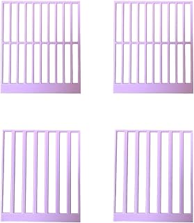 SPANSEE 4 PCS Diamond Painting Ruler, Ruler Compatible with Diamond Art Club Round and Square Canvases, Diamond Painting Guide