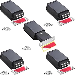 Push to Open Cabinet Hardware CBRIVE 5 Pack Heavy Duty Push Latch & Lock