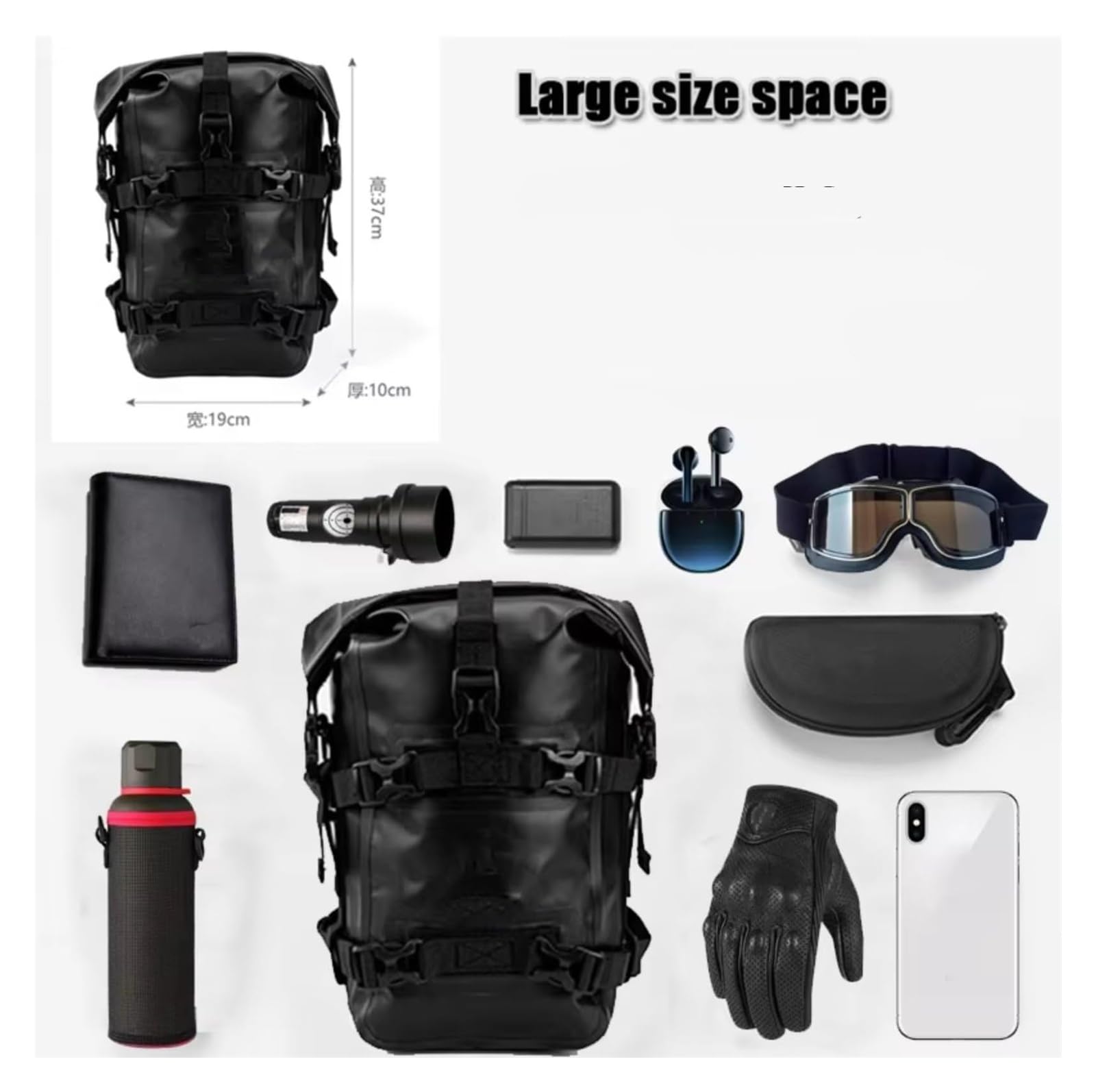 Per Moto Per CB500X Per CB400X Per CRF1000L Per Africa Per Twin Borse Laterali Paraurti Barre Di Protezione Porta Attrezzi Borsa Laterale Per Moto Borsa Laterale(arancia,Clor1)