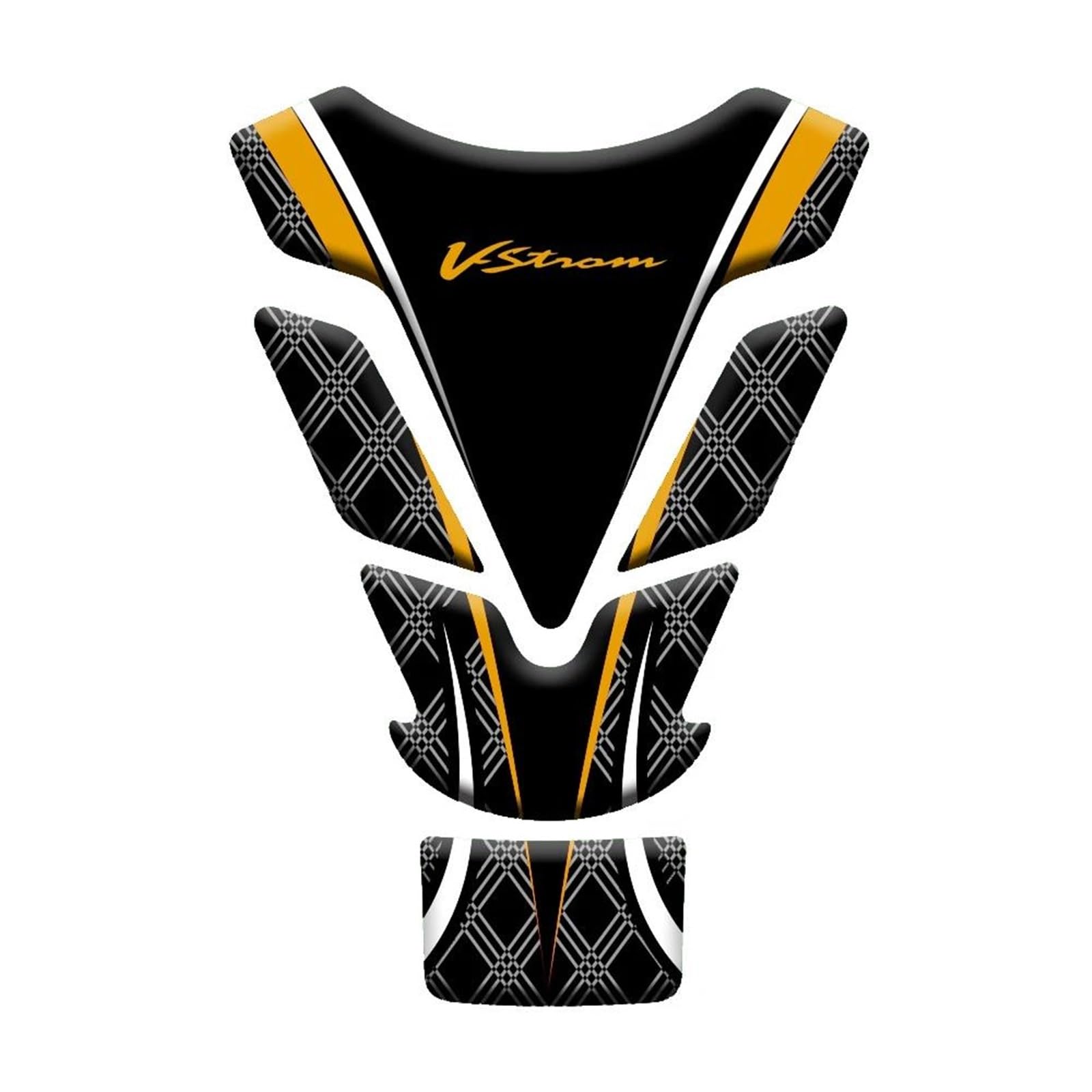Gas Fuel Tank Pads Motorcyclev Fuel Tank Sticker for Suzuki V-Strom 650 DL650 V-strom650 DL VStrom Gas Protector Pad Fish Bone Decal Motorbike Protection Stickers(Color 2)