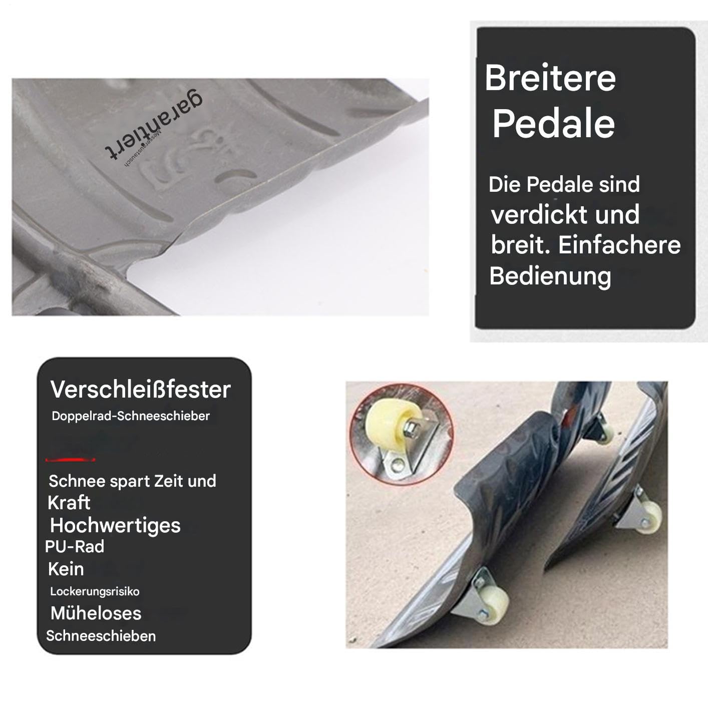 Schneeschaufel Für Die Einfahrt | Robuster Schaber,Ergonomische Schneeräumung | Für den Einsatz im Freien im Winter, für Windschutzscheiben, Gärten, LKWs, zur Reinigung von Fenstern und Rasen