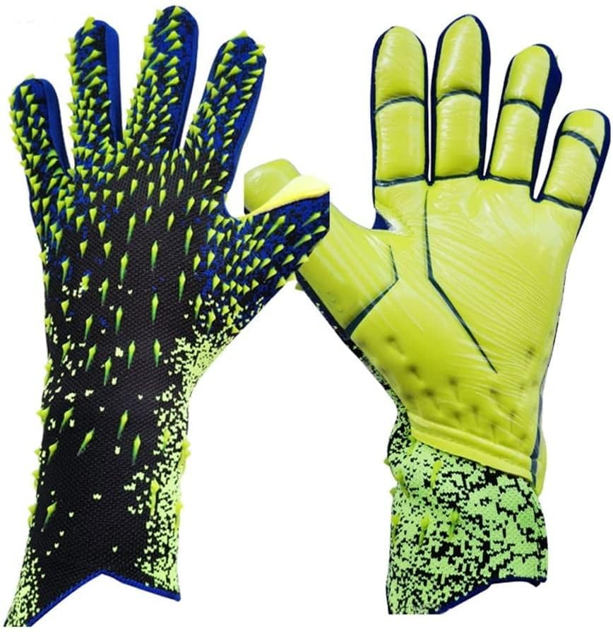 RedOak Professional Goalkeeping Gloves with Strong Grip & Excellent Protection, Non Slip Wear-Resistant Goalie Gloves - Green - Size 7-image-11