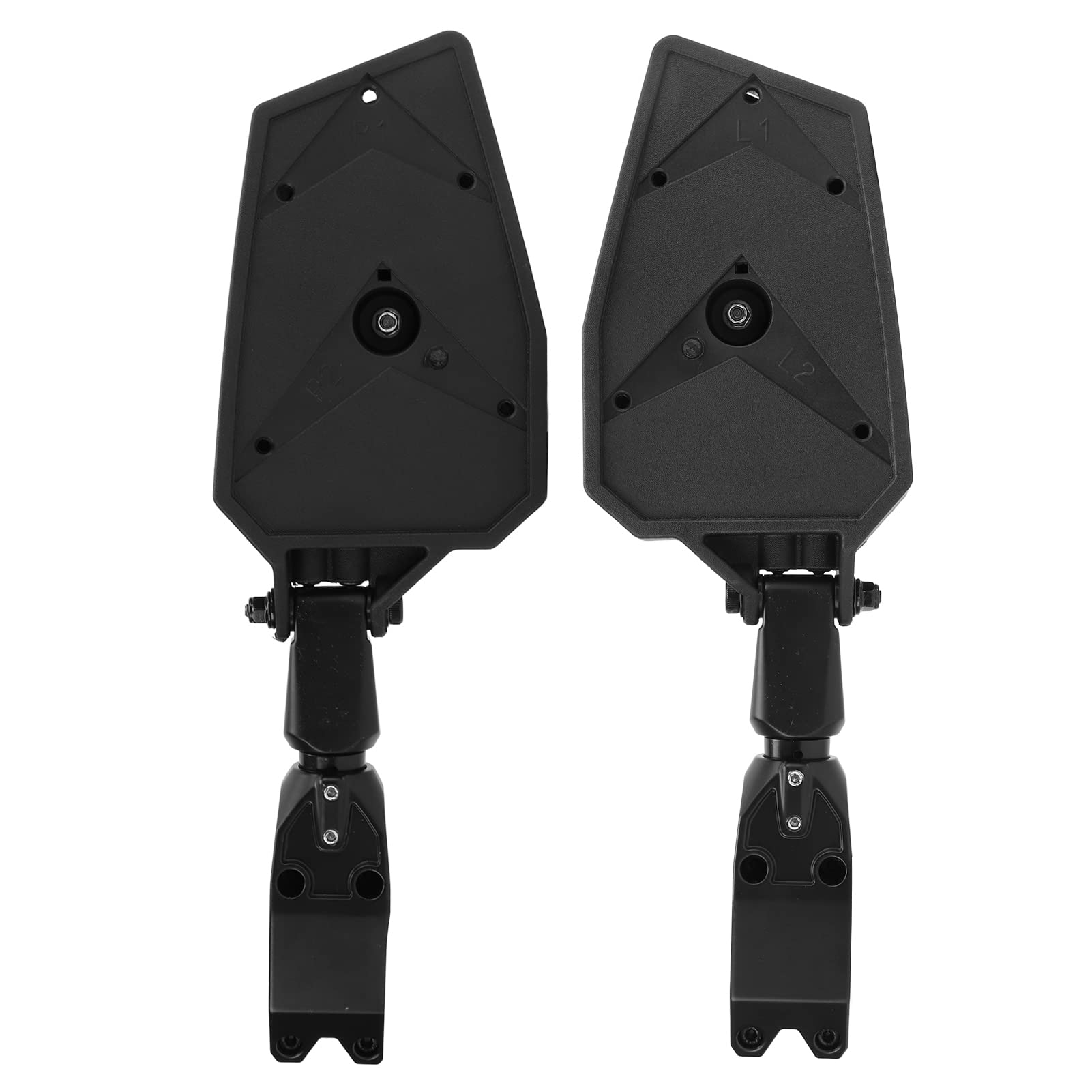 Akozon Motorrad Spiegel, Moped Spiegel UTV Seite Rückspiegel 180° einstellbar 1,75 Zoll Lenkerendenspiegel für 800 900 1000 XP/für Rhinos 450 660 700/für