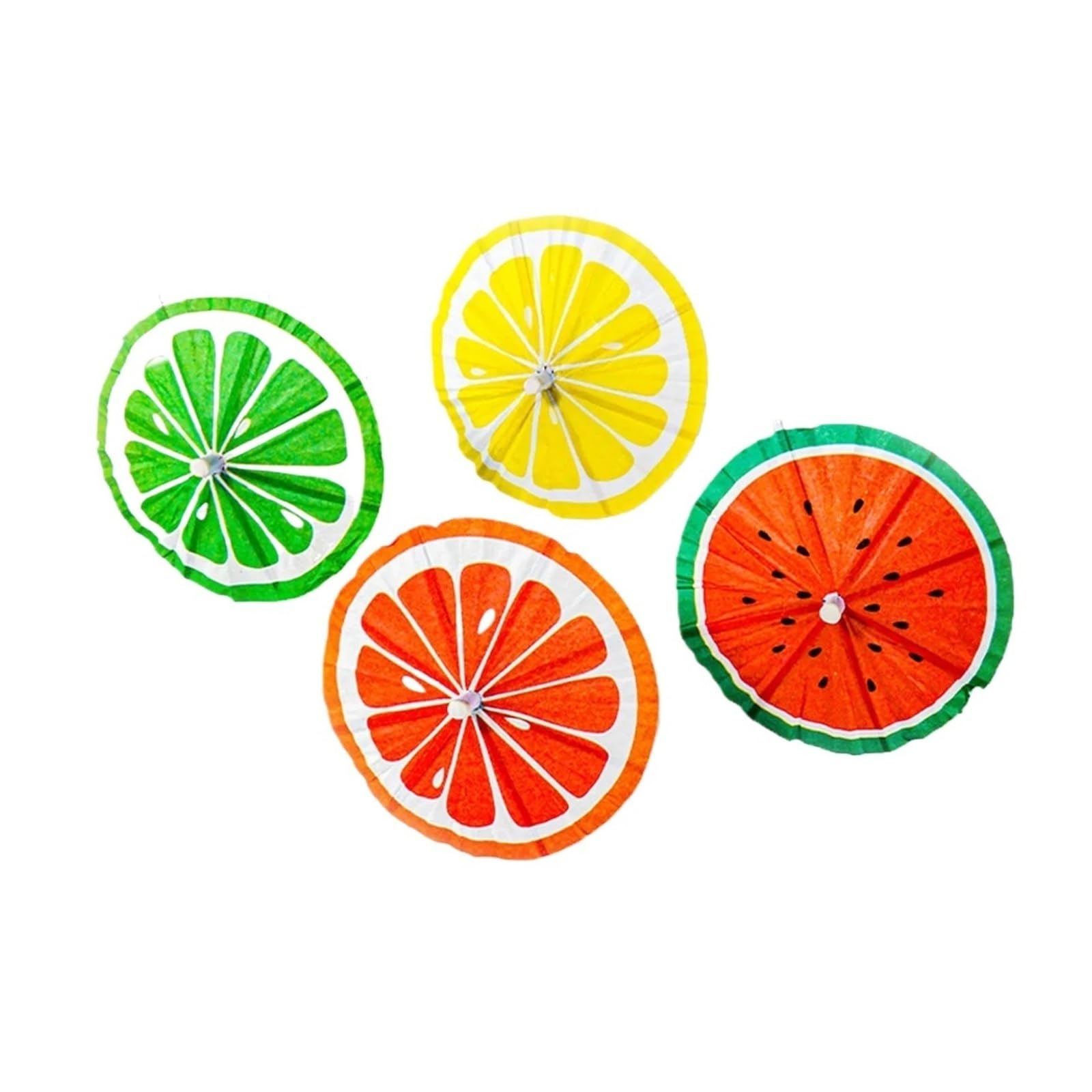 Palillos de paraguas para cóctel y decoración de copas tropicales (50 uds.)