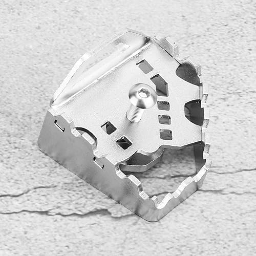 Miniatura 8 de Fydun Pedal de freno ampliar extensión extensión de freno trasero de motocicleta Pedales Extensor para CRF1000L África Twin Sports 2014-2018 (Plata)