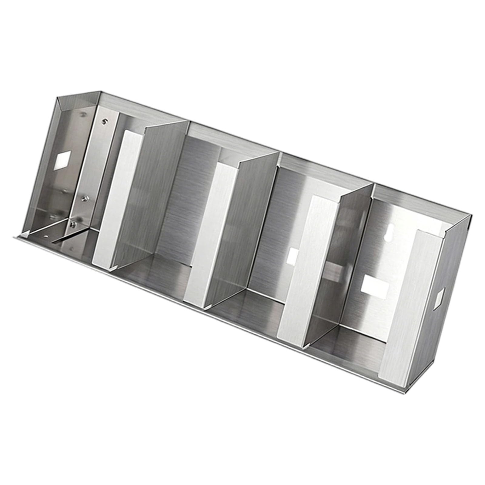 Msioytog Sturdy Stainless Steel Cup Lid Holder with Nonslip Base for Easy Access Permanent Rustless Rack