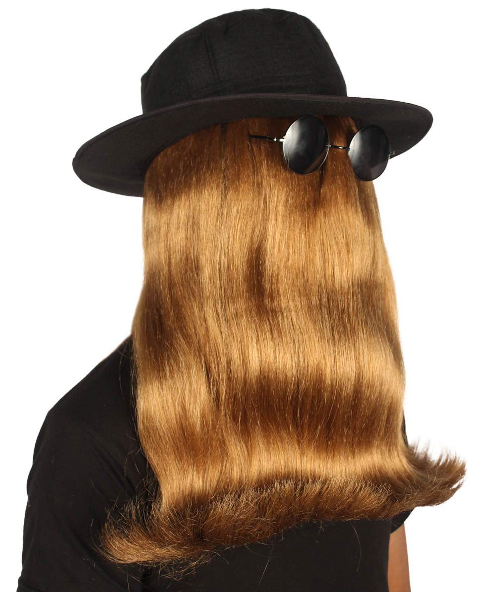 Unisex Dapper Creature Styles Playboy Costume Wig, Best for Halloween, Flame-retardant Synthetic Fiber - Brown