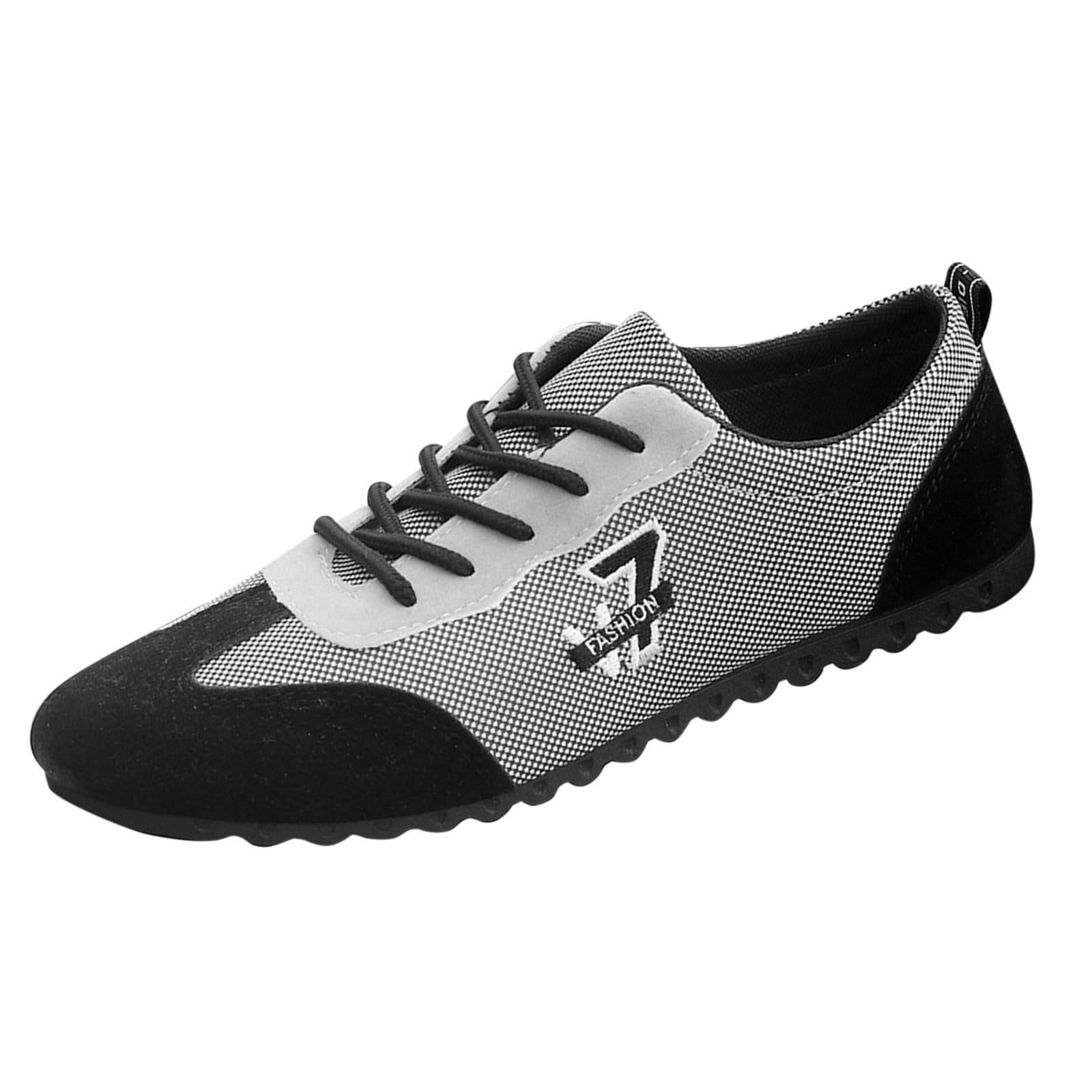 Męskie buty rekreacyjne, wsuwane, modne, na wszystkie pory roku, płaska, antypoślizgowa podeszwa, sznurowane, oddychające, wygodne, sportowe buty męskie