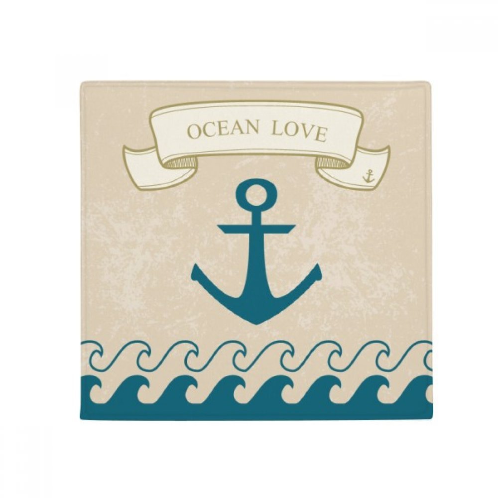 Tapis de sol animaux domestiques anti-dérapant 80cm motif océan amour de la mer multicolore