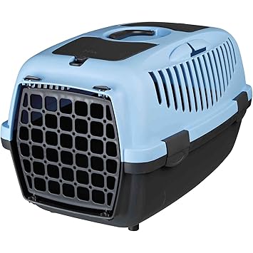 Trixie Capri Pet Carrier, Pastel Blue (22x15x13 Inches)