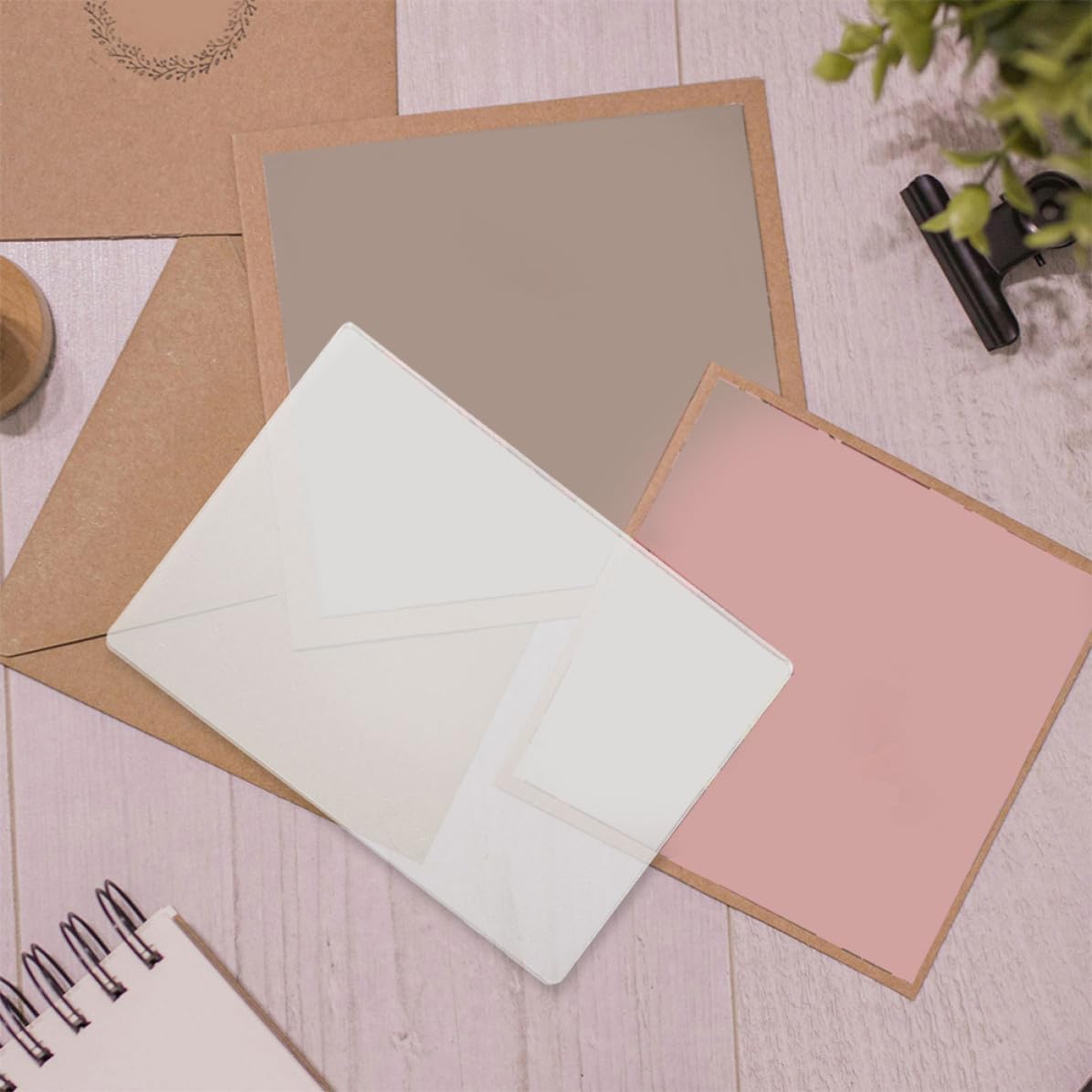 Acrylic Die Cutting Pads Plates 2pcs, A5 for Embossing Machines
