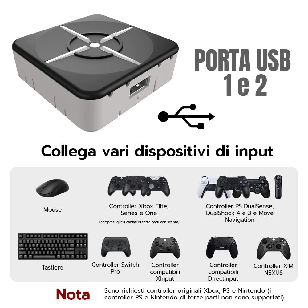XIM Matrix Multi-Input Converter Adapter for Xbox Series X/S, PS5, Xbox One, PS4, PC
