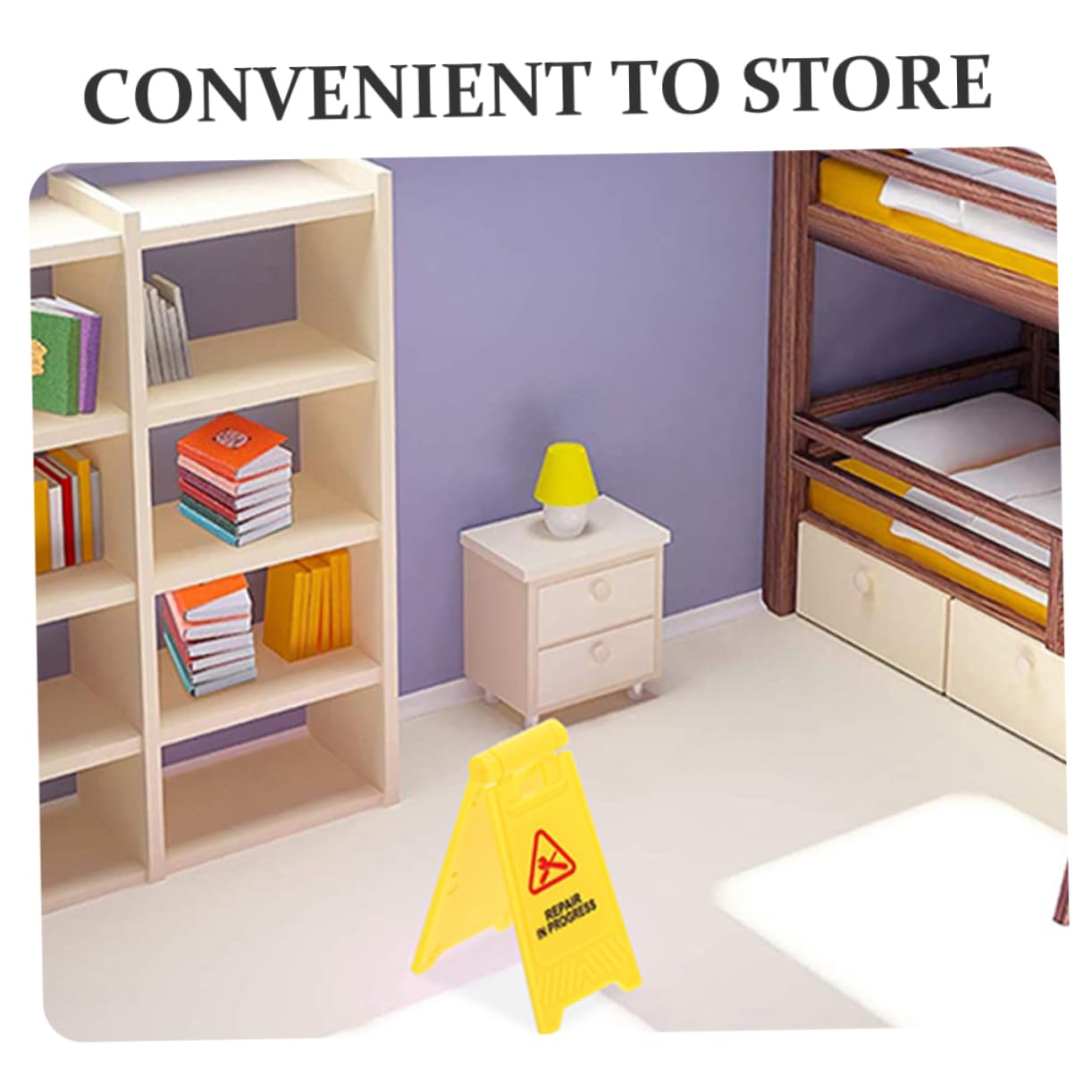 MUSISALY Warning Signs Toys for Boys and Girls Play Traffic Sign Set Safety Warning Products Miniature Road Set