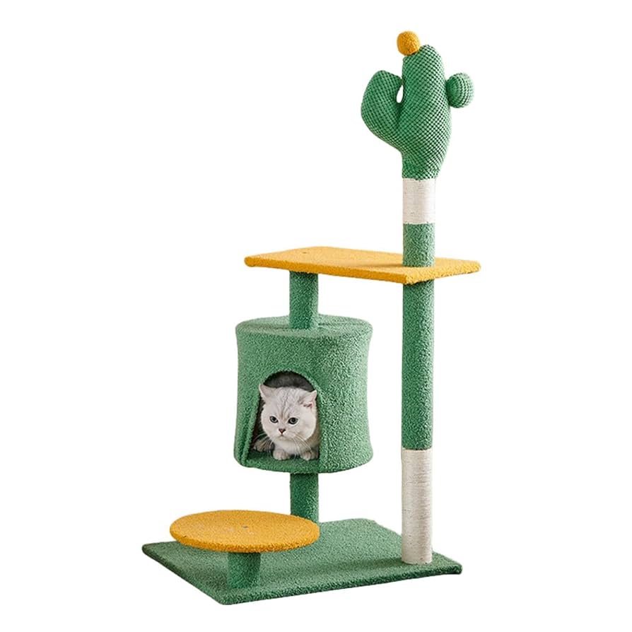 ★⭐︎キャットツリー ねこクライミングフレーム 小型猫一体型 Amazon | キャットタワー 屋内小型～中型猫用猫クライミング