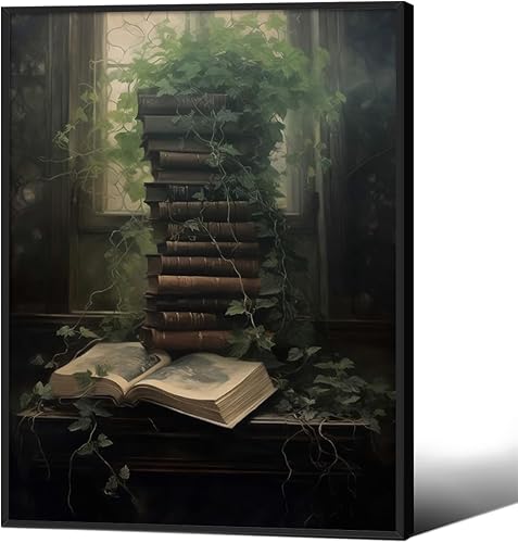 Miniatura 21 de Arte de pared en lienzo de libro floral, póster de pintura al óleo de flores botánicas, impresiones estéticas vintage antiguas para galería, sala de