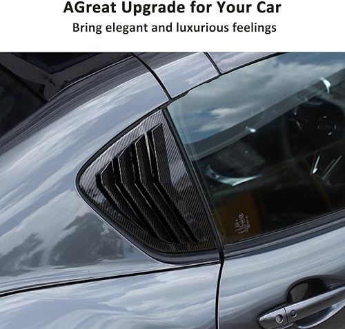Miniatura 5 de Rejillas de ventana lateral trasera de automóvil para Mazda MX-5 ND 2015-2023, persianas triangulares, accesorios exteriores (solo compatible con