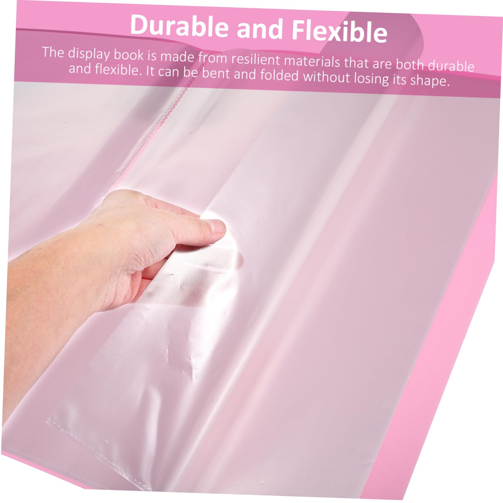 SEWACC Artist Portfolio Book Display Book for Artworks Safe and Comfortable Folder Rounded Corners