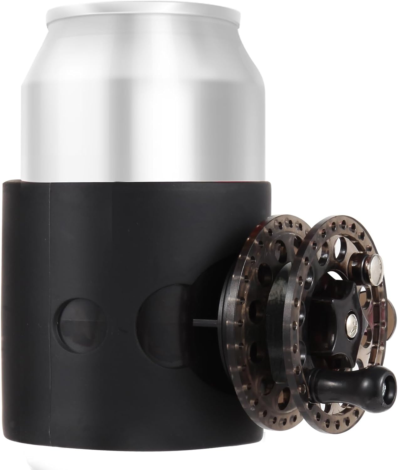 Longpartner Fishing Can beer holder with Hand fish wheel