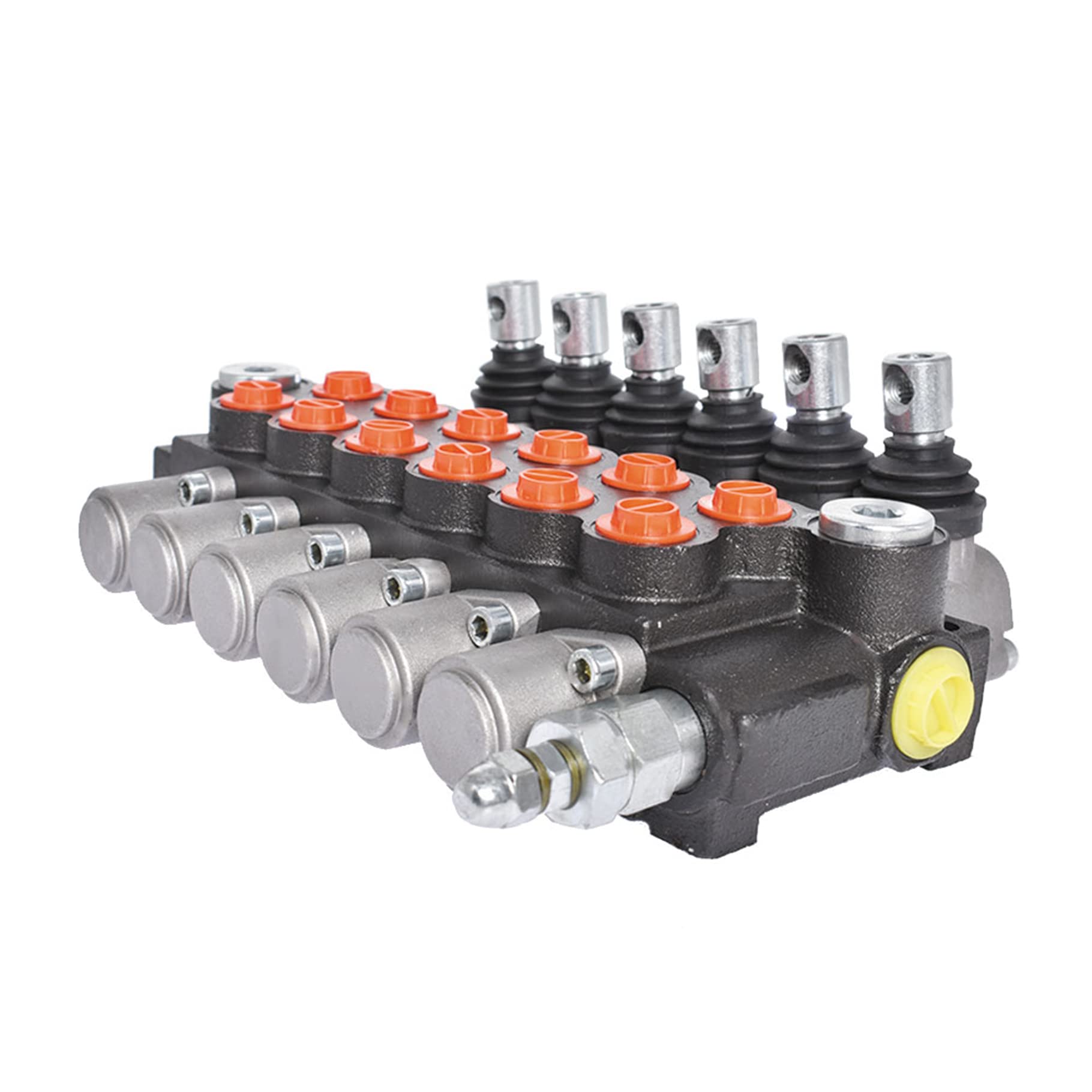 valvola di controllo direzionale idraulica joystic - 6 bobine 21 gpm