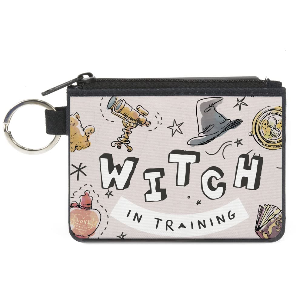 The Wizarding World of Harry Potter Wallet, Coin Purse, Harry Potter Witch in Training Collage Light Pink, Canvas