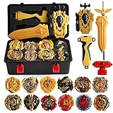 Paket beinhaltet: Aufbewahrungsbox * 1, Gyro * 12 (8 Gold-Version festes Modell + 4 zufällige Modelle), Zweiwege-Kabelsender * 1, Startprogramm * 1, Lineal ziehen * 1, Weighter * 1,handle * 1